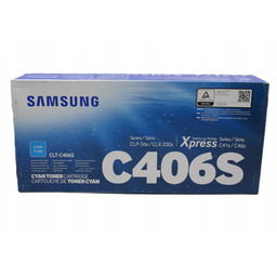 Samsung CLT-C406S cyan toner oryginał