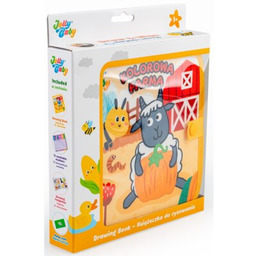 JOLLY BABY Zestaw kreatywny Książeczka Kolorowa farma JB82601