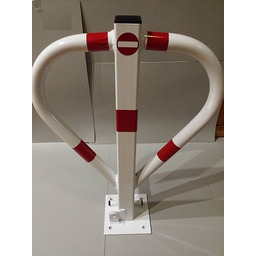 BLOKADA PARKINGOWA ''MOTYLEK'' BIAŁO-CZERWONA NA KŁÓDKĘ (6) -