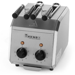 Toster kanapkowy z timerem podwójny 1200W- Hendi 261163