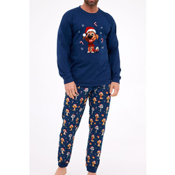 Świąteczna piżama męska Cornette 115/294 "Dog"