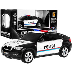 Policyjne autko na pilota R/C BMW X6 1:24