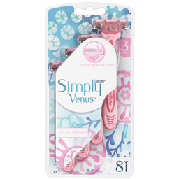 Gillette, Simply Venus 3, jednorazowa maszynka do golenia,