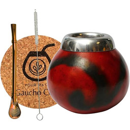 Gaucho Cebar Zestaw z naturalnymi bazami tykwy