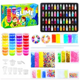 Slime wielki zestaw do robienia glutów XXL 128w1