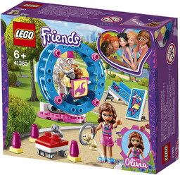LEGO 41383 Friends, Plac zabaw dla chomików Olivii