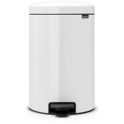 Brabantia Kosz na Śmieci, Biały / Czarny, 20L