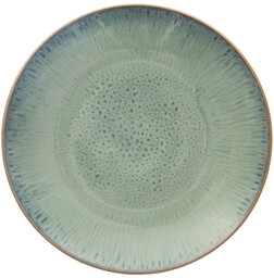 Talerz obiadowy płytki ceramiczny zielony GLAZE 27 cm