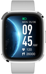 Smartwatch Garett GRC Style, srebrny