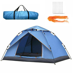 Namiot Samorozkładający Automatyczny Turystyczny 4-OSOBOWY Kempingowy Lekki