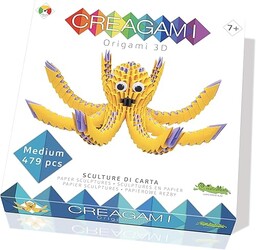 CreativaMente - Creagami śliczna ośmiornica kreatywna gra origami