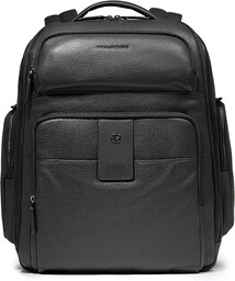 PIQUADRO Ili Skórzany plecak z tylną kieszenią