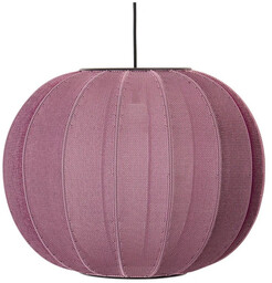 Lampa Wiszące Made By Hand, fioletowy, sypialnia, tkanina