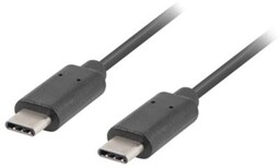Kabel USB-C M/M 2.0, 1m czarny