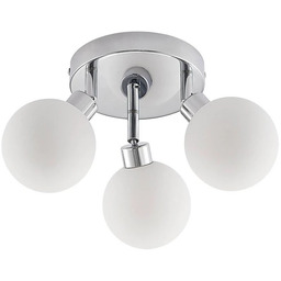Lindby - Zaniba 3 Round Lampa Sufitowa Chrome
