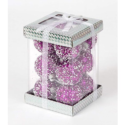 SHATCHI 12 x Boże Narodzenie wiszące bombki miękka