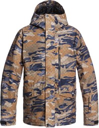 kurtka zimowa męska QUIKSILVER MISSION PRINTED JK Military