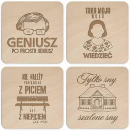 Najlepsze teksty z Rancza - komplet podkładek pod