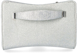 Elegancka kopertówka z ozdobą - MENBUR 85510 SREBRNA