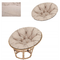 Poduszka ogrodowa na fotel Papasan kokon 114 cm