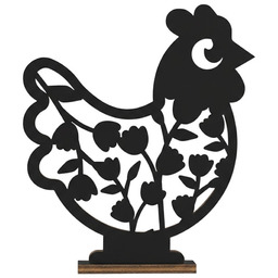 Pakamera Figurka do Stroika Wielkanocna na Podstawce CZARNA