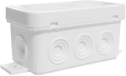 038-01 Puszka natynkowa 8-wlotowa wym/zew 80x45x41 mm IP54