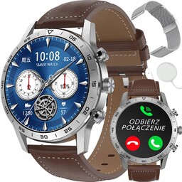 Smartwatch Męski Zegarek Wodoodporny Pl Menu Rozmowy Smart