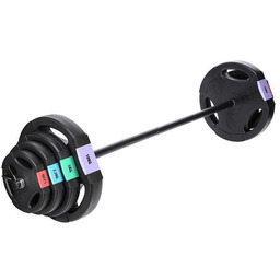 Sztanga z obciążeniami GSP40 HMS 42 kg