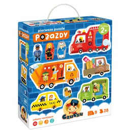 CZUCZU Puzzle Pierwsze puzzle Pojazdy (28 elementów)