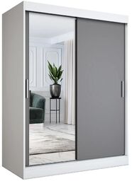 Elior Szafa przesuwna z lustrem 150 cm biel