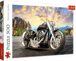 Trefl Puzzle 500 Czarny motocykl TREFL