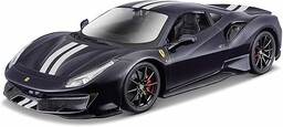 Bburago Ferrari 488 Pista Model Samochodu, Niebieski, 1:24