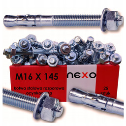 Kotwa Stalowa Ekspresowa Wbijana Do Betonu M16x145 25