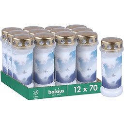 BOLSIUS - Znicz palnik stały biały nr 6