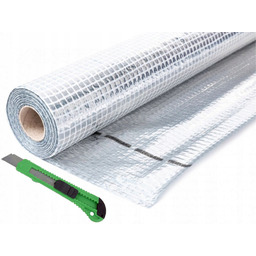 Folia Paroizolacyjna Aluminiowa Zbrojona Paroszczelna Alu 100g 37,5m²