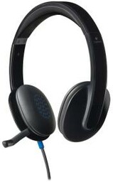 Logitech H540 Headset USB Nauszne Czarny Słuchawki przewodowe