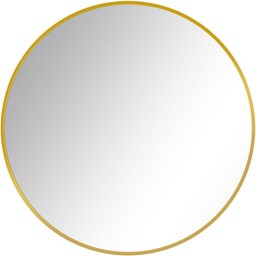 Lustro Okrągłe Ścienne Złote 60cm