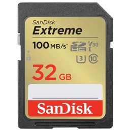 SANDISK EXTREME SDHC 32 GB 100/60 MB/s C10