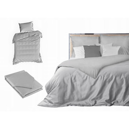 Eurofirany Pościel 140x200 Bawełna Satynowa Gładka Jednokolorowa Nova