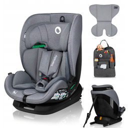 Fotelik samochodowy Atest 9-36kg 76-150cm isofix Lionelo Lavender
