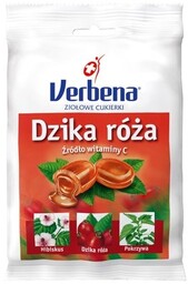 VERBENA Cukierki ziołowe Dzika Róża, 60 g