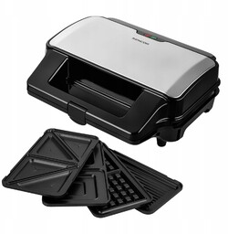 Opiekacz 4w1 Sencor 9940SS 900W gofrownica panini