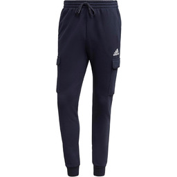 adidas Męskie Essentials polarowe zwykłe zwężane spodnie cargo,