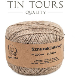 SZNUREK JUTOWY 2 mm x 200 m
