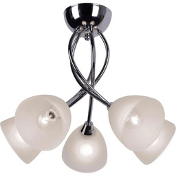 Lumes Chromowany klasyczny żyrandol do salonu K8-W99
