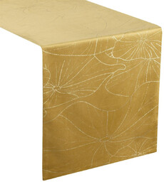 Bieżnik 35 x 140 Dekoracyjny Velvet Blink18 Złoty