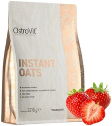 OstroVit Instant Oats Owsianka Truskawkowa Bez Cukru Mąka