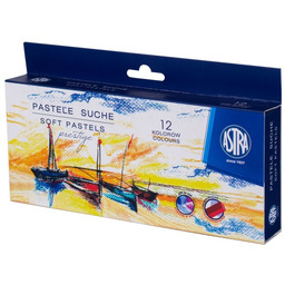 Pastele suche Astra Prestige 12 kolorów kwadratowe 323120001