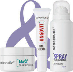Zestaw Podoceutic - Spray & Ungovit & Maść