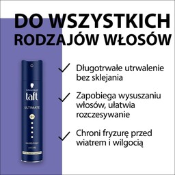 TAFT Ultimate Lakier do włosów 5+ Ultramocny 250